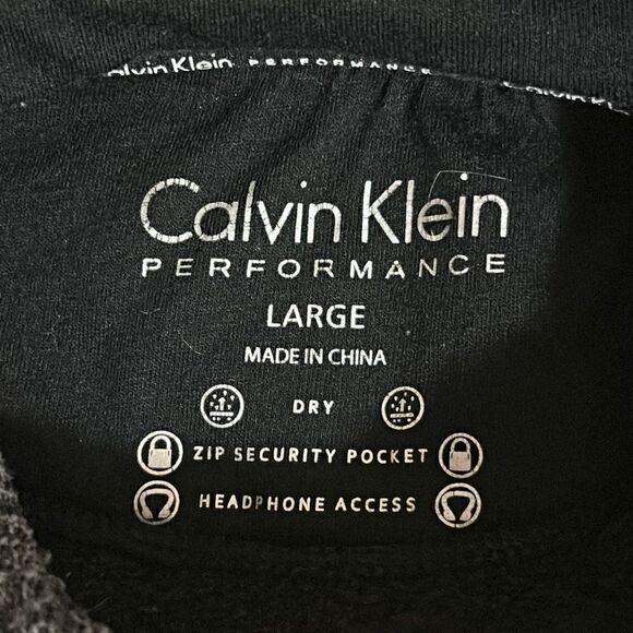 Calvin Klein Black Hoodie Sweatshirt Size L - Picture 7 of 9